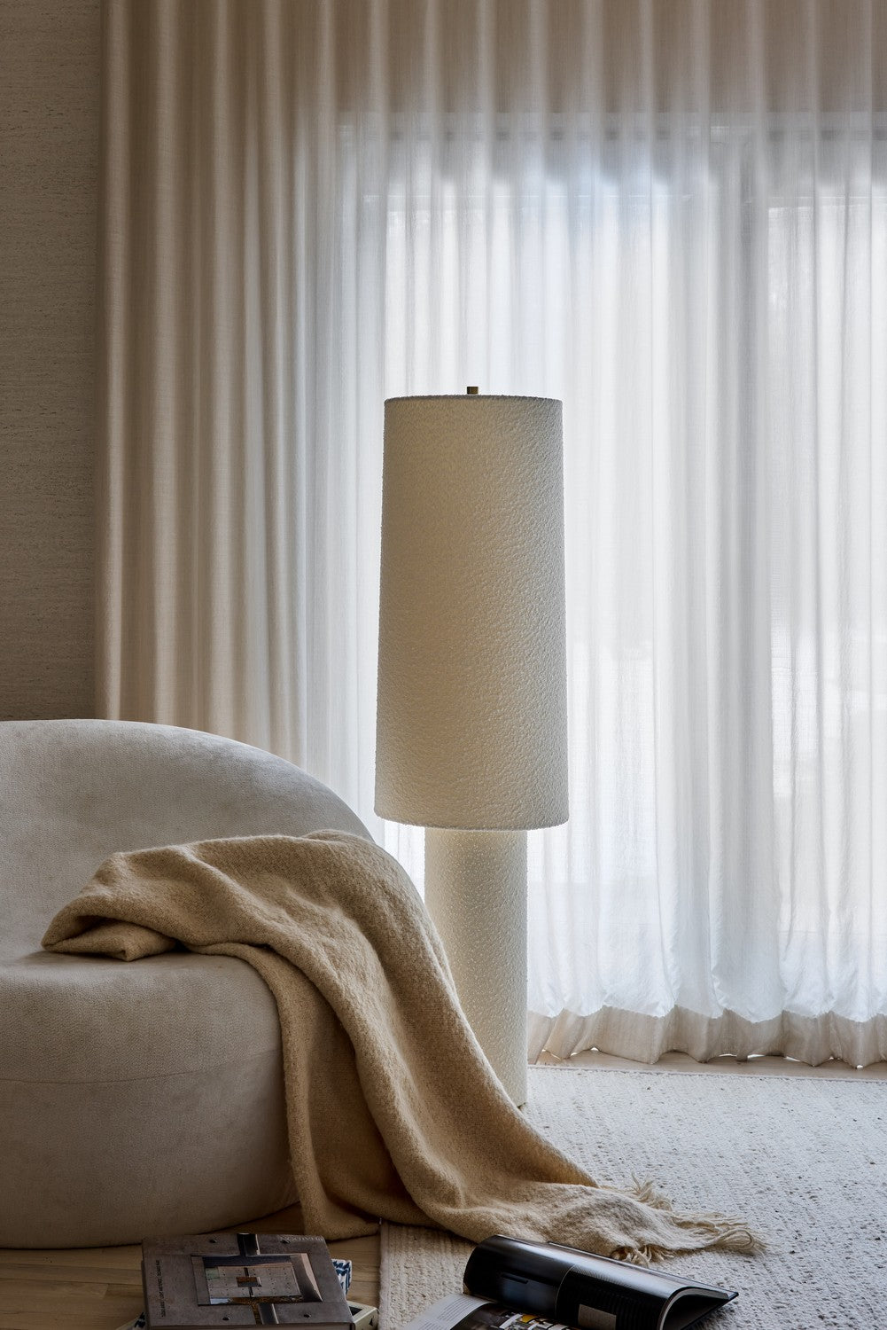Mitzi - HL1148401-AGB - One Light Floor Lamp - Sam - Aged Brass