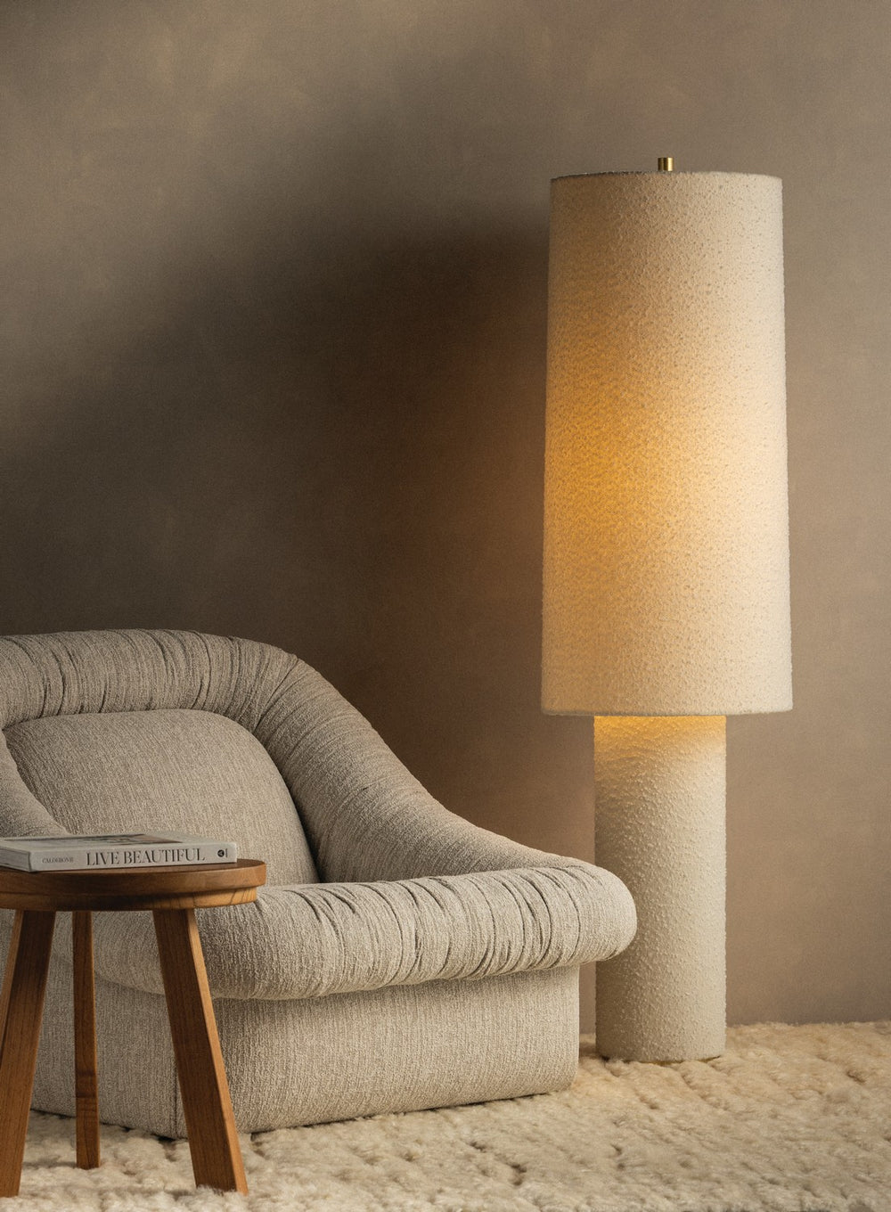 Mitzi - HL1148401-AGB - One Light Floor Lamp - Sam - Aged Brass