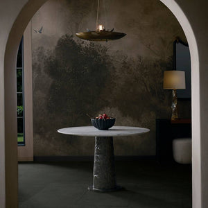 Arteriors - GDFDI01 - Entry Table - Faun - White/Blackened Bronze
