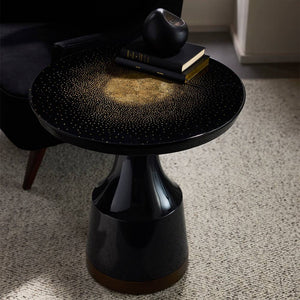 Arteriors - FES20 - End Table - Altair - Toasted Ivory/Black