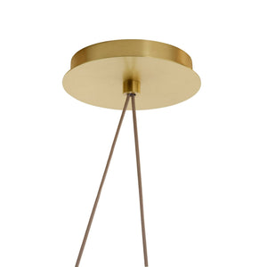 Arteriors - DLC60 - LED Chandelier - Berkley - Clear/Antique Brass