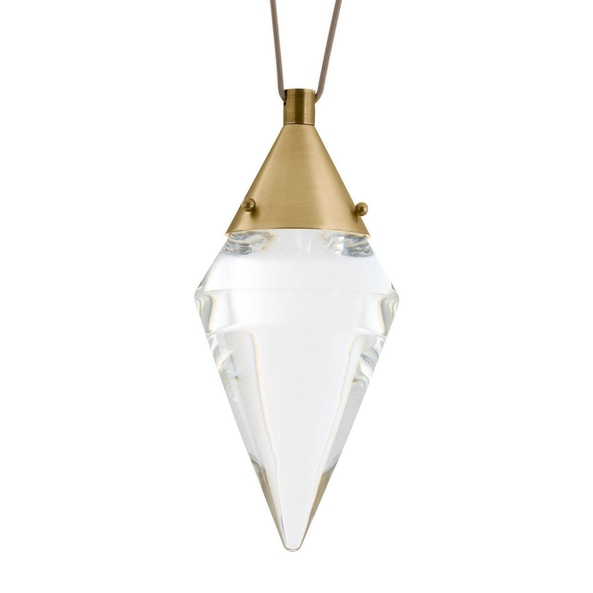 Arteriors - DLC60 - LED Chandelier - Berkley - Clear/Antique Brass