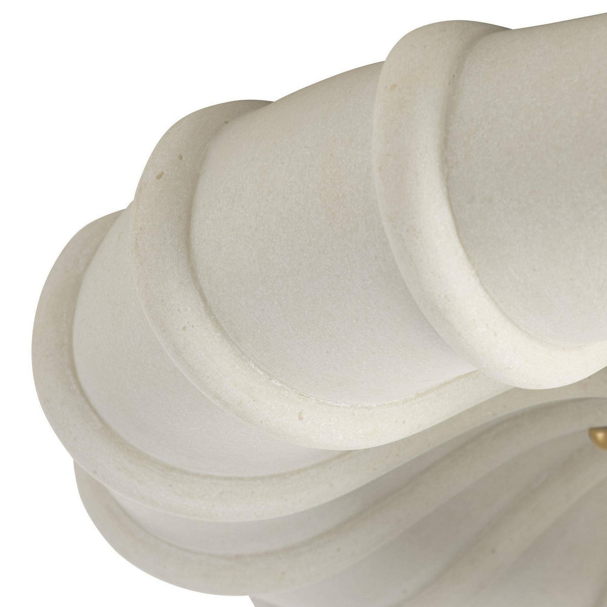 Arteriors - DFC35 - LED Flush Mount - Camella - Ivory/Antique Brass