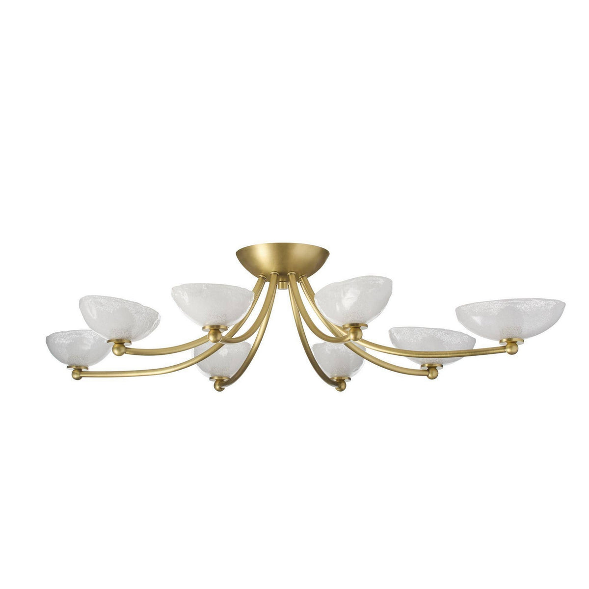 Arteriors - DFC29 - LED Flush Mount - Zamora - Antique Brass/Clear