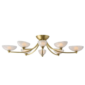Arteriors - DFC29 - LED Flush Mount - Zamora - Antique Brass/Clear
