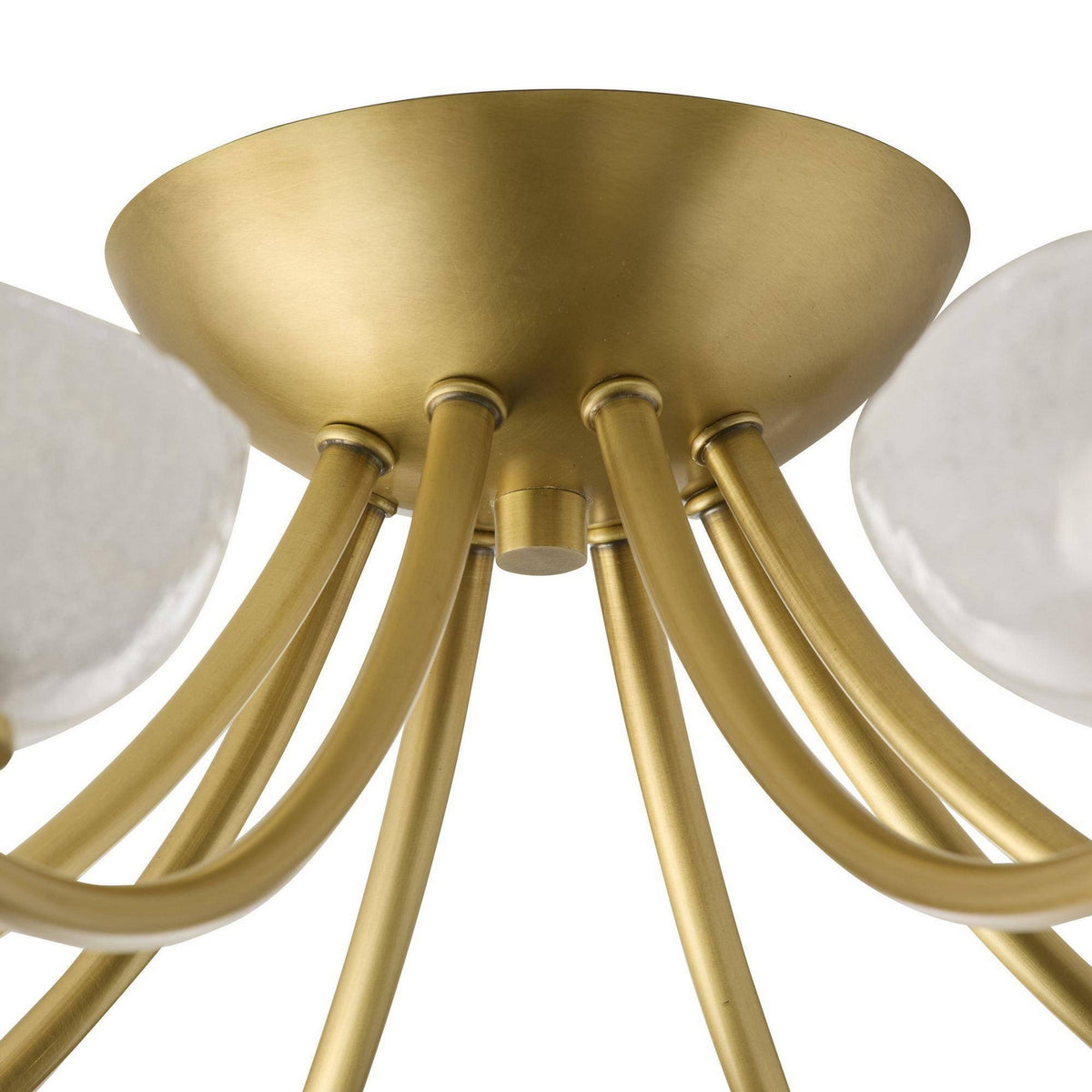 Arteriors - DFC29 - LED Flush Mount - Zamora - Antique Brass/Clear