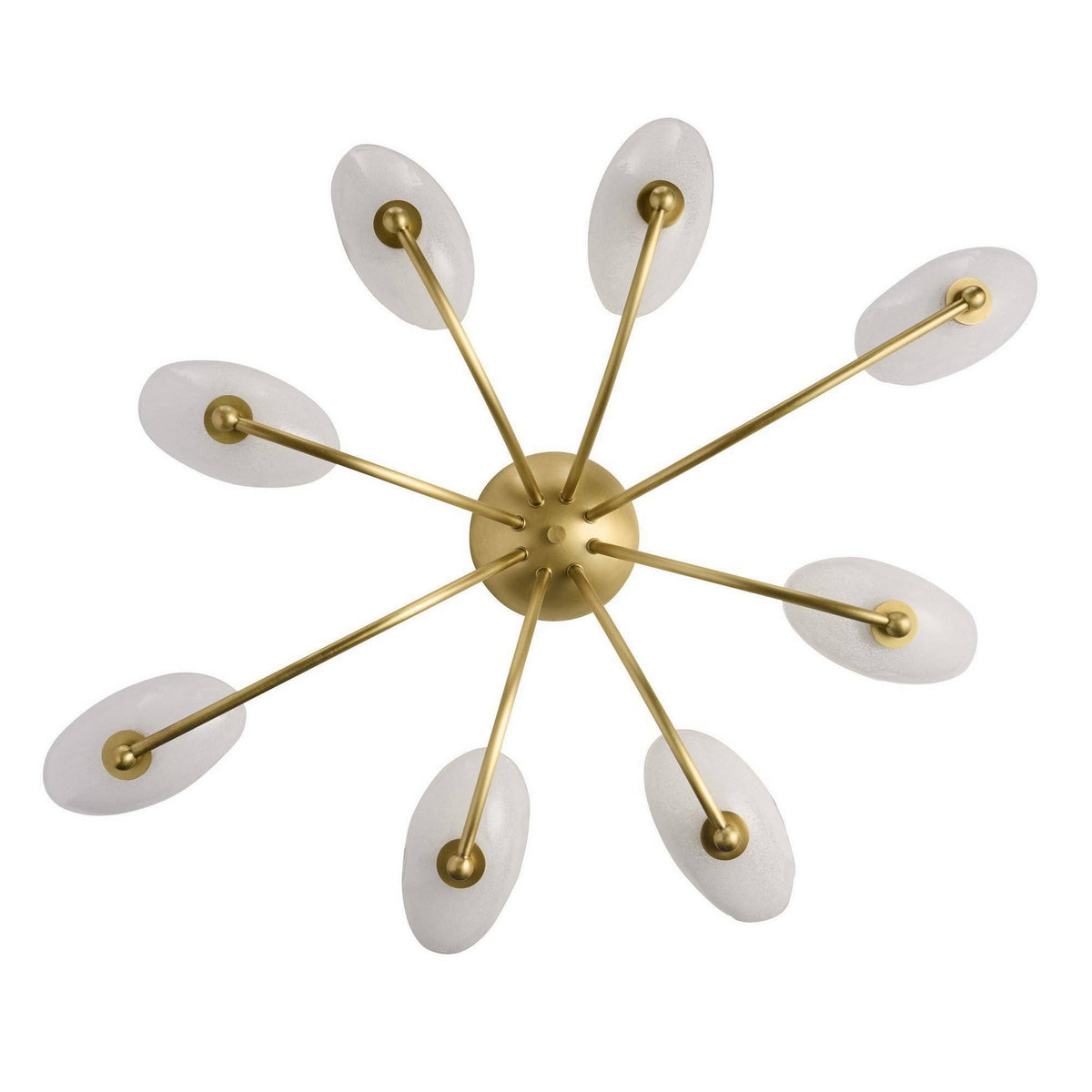 Arteriors - DFC29 - LED Flush Mount - Zamora - Antique Brass/Clear