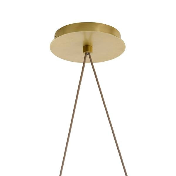 Arteriors - DLC57 - LED Chandelier - Noble - Clear/Antique Brass