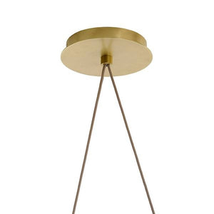 Arteriors - DLC57 - LED Chandelier - Noble - Clear/Antique Brass