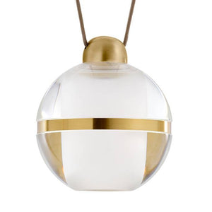 Arteriors - DLC57 - LED Chandelier - Noble - Clear/Antique Brass