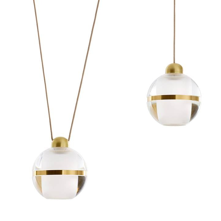 Arteriors - DLC57 - LED Chandelier - Noble - Clear/Antique Brass