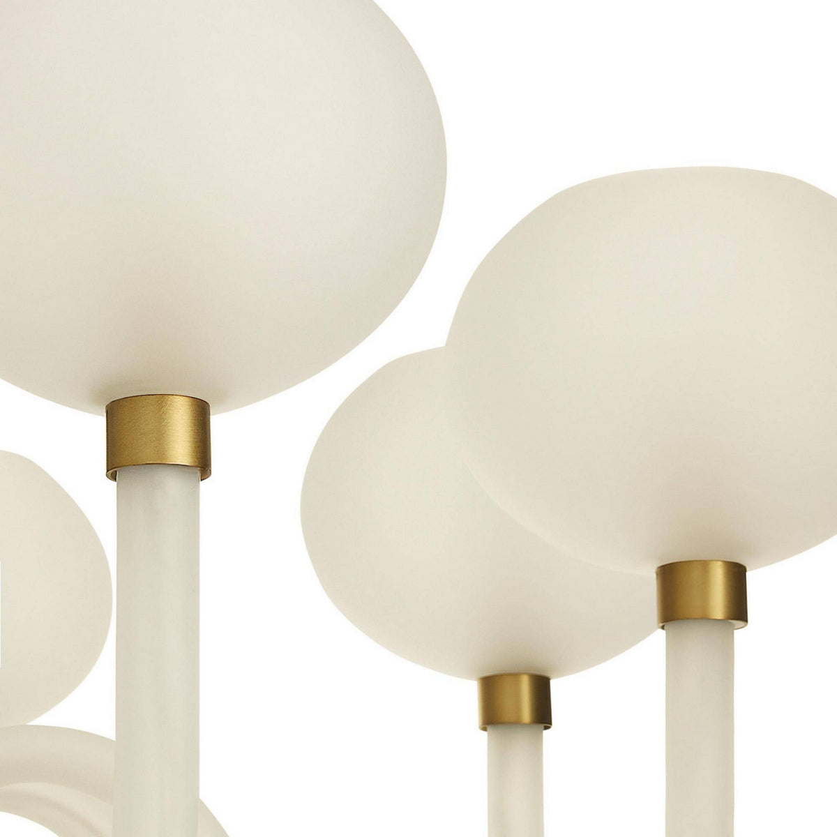 Arteriors - DMC37 - Eight Light Chandelier - Tebaldi - Clear Etched/Antique Brass