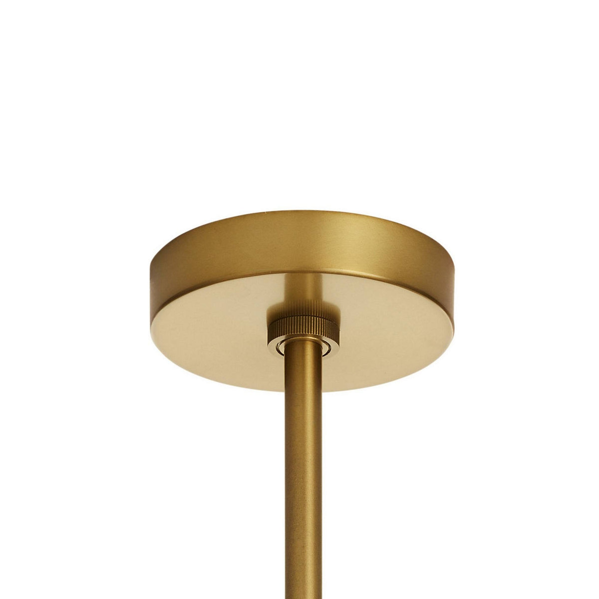 Arteriors - DMC37 - Eight Light Chandelier - Tebaldi - Clear Etched/Antique Brass