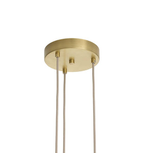 Arteriors - DPC29 - Three Light Chandelier - Javier - Champagne/Antique Brass