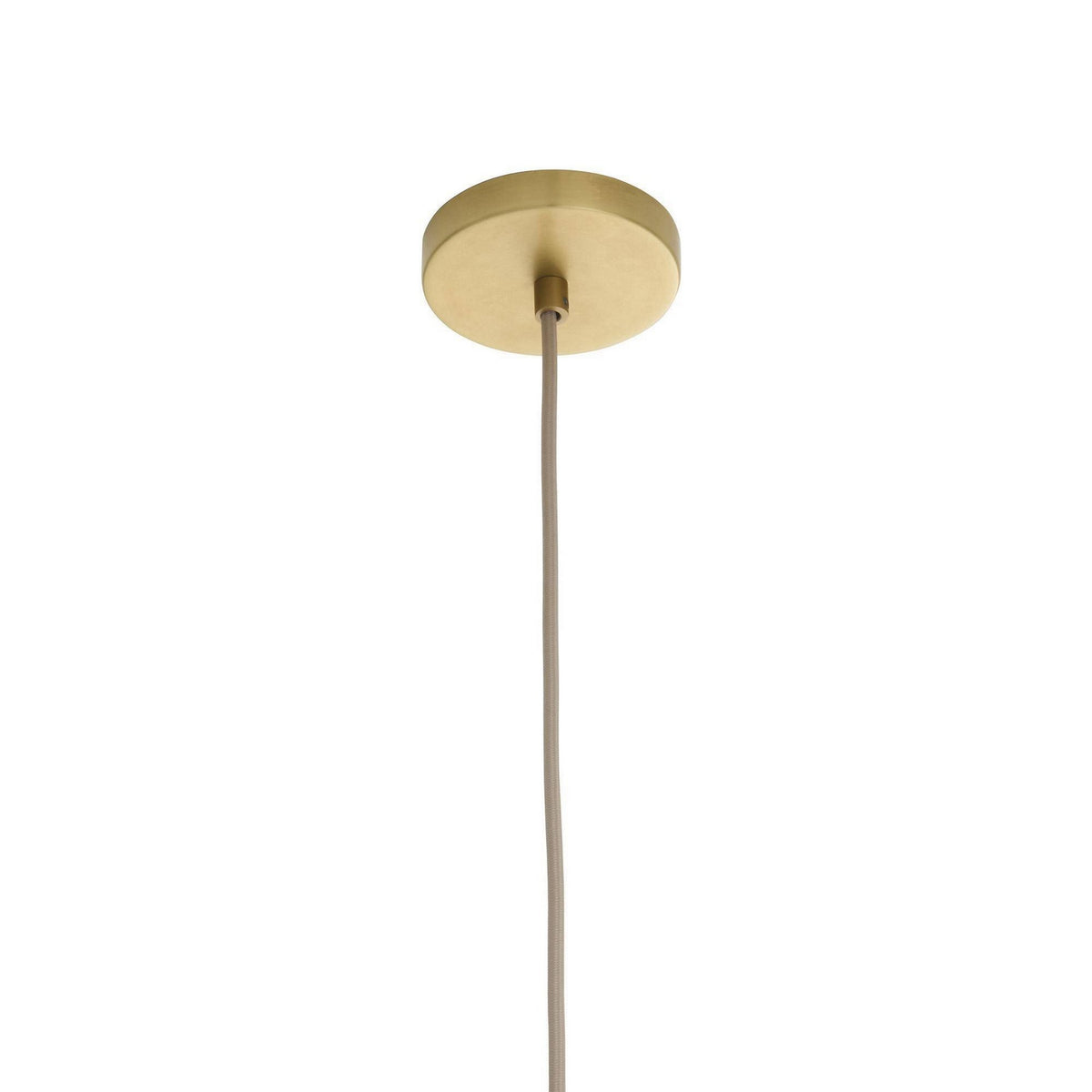 Arteriors - DPC34 - One Light Pendant - Giselle - Smoke Luster/Antique Brass