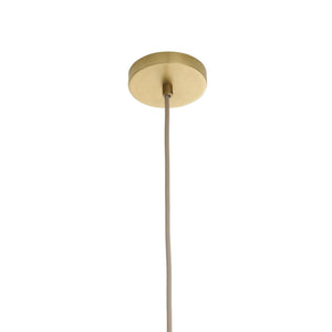 Arteriors - DPC34 - One Light Pendant - Giselle - Smoke Luster/Antique Brass