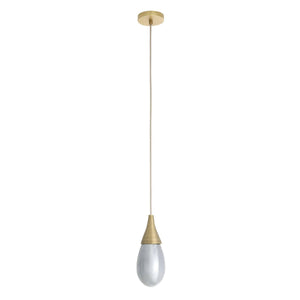 Arteriors - DPC34 - One Light Pendant - Giselle - Smoke Luster/Antique Brass