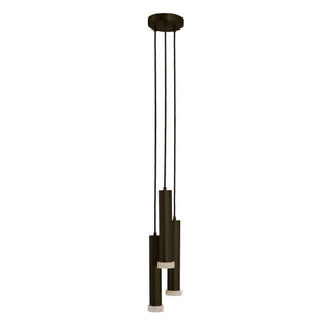 Arteriors - DPC33 - LED Pendant - Aleena - English Bronze/White