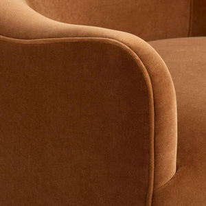 Arteriors - FRU19 - Chair - Delfino - Cider/Blackened Iron