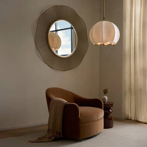 Arteriors - FRU19 - Chair - Delfino - Cider/Blackened Iron
