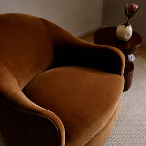 Arteriors - FRU19 - Chair - Delfino - Cider/Blackened Iron