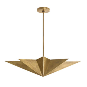 Arteriors - DPI16 - Eight Light Pendant - Rex - Antique Brass