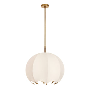 Arteriors - DSC17 - One Light Pendant - Lunaria - Ivory/Antique Brass