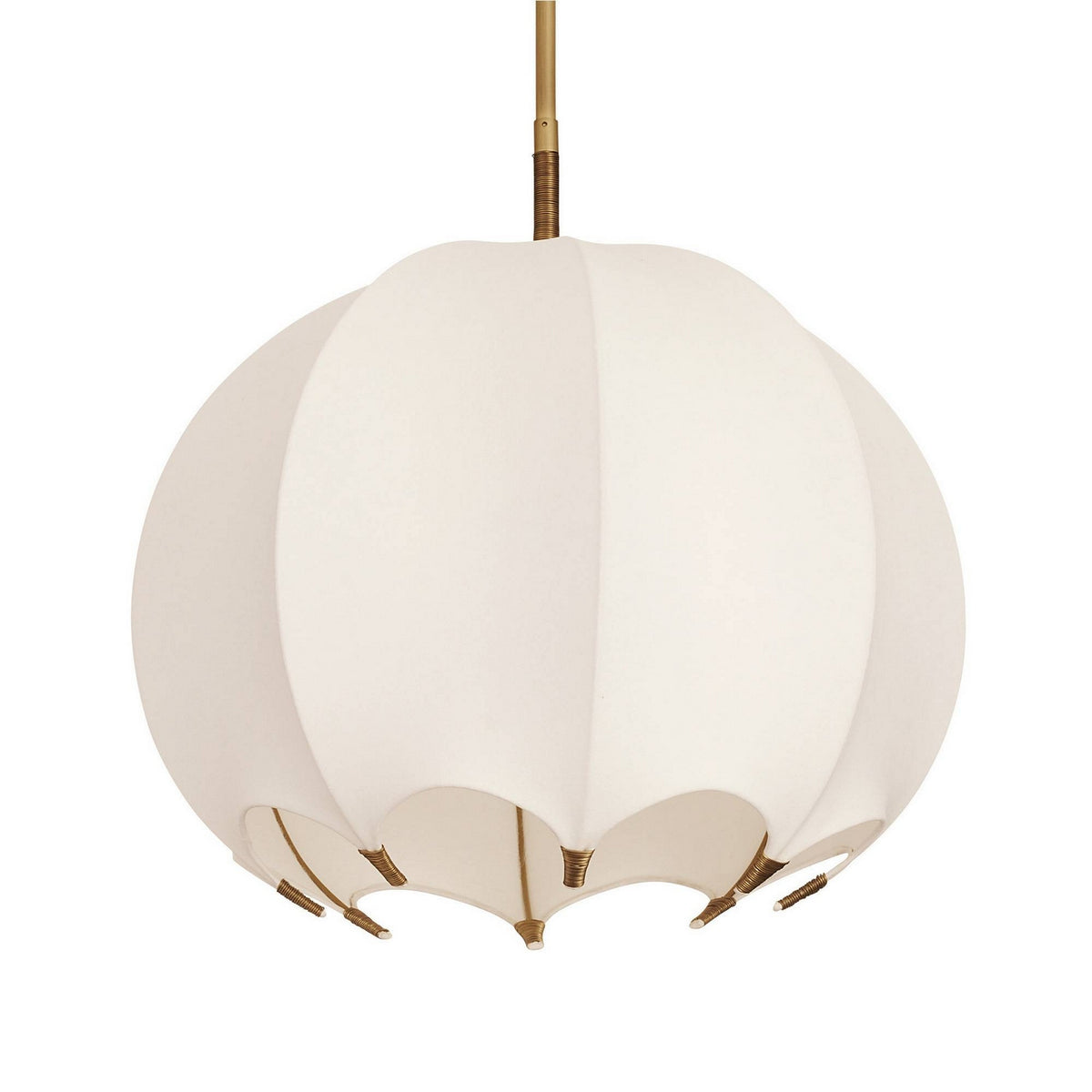 Arteriors - DSC17 - One Light Pendant - Lunaria - Ivory/Antique Brass