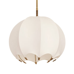Arteriors - DSC17 - One Light Pendant - Lunaria - Ivory/Antique Brass