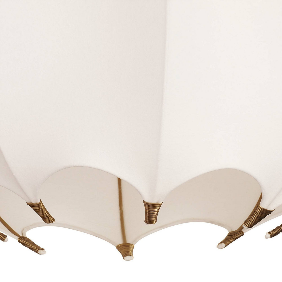 Arteriors - DSC17 - One Light Pendant - Lunaria - Ivory/Antique Brass