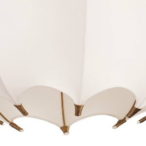 Arteriors - DSC17 - One Light Pendant - Lunaria - Ivory/Antique Brass