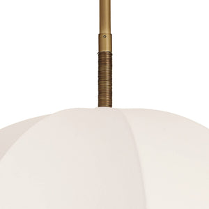 Arteriors - DSC17 - One Light Pendant - Lunaria - Ivory/Antique Brass