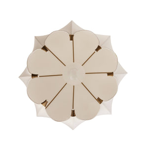 Arteriors - DSC17 - One Light Pendant - Lunaria - Ivory/Antique Brass