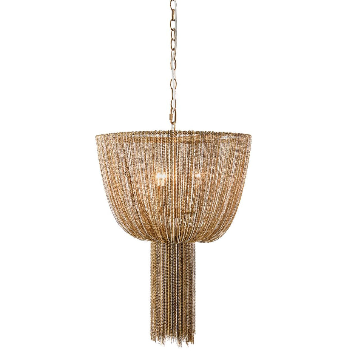 Arteriors - DSI14 - Three Light Chandelier - Yale - Aged Brass