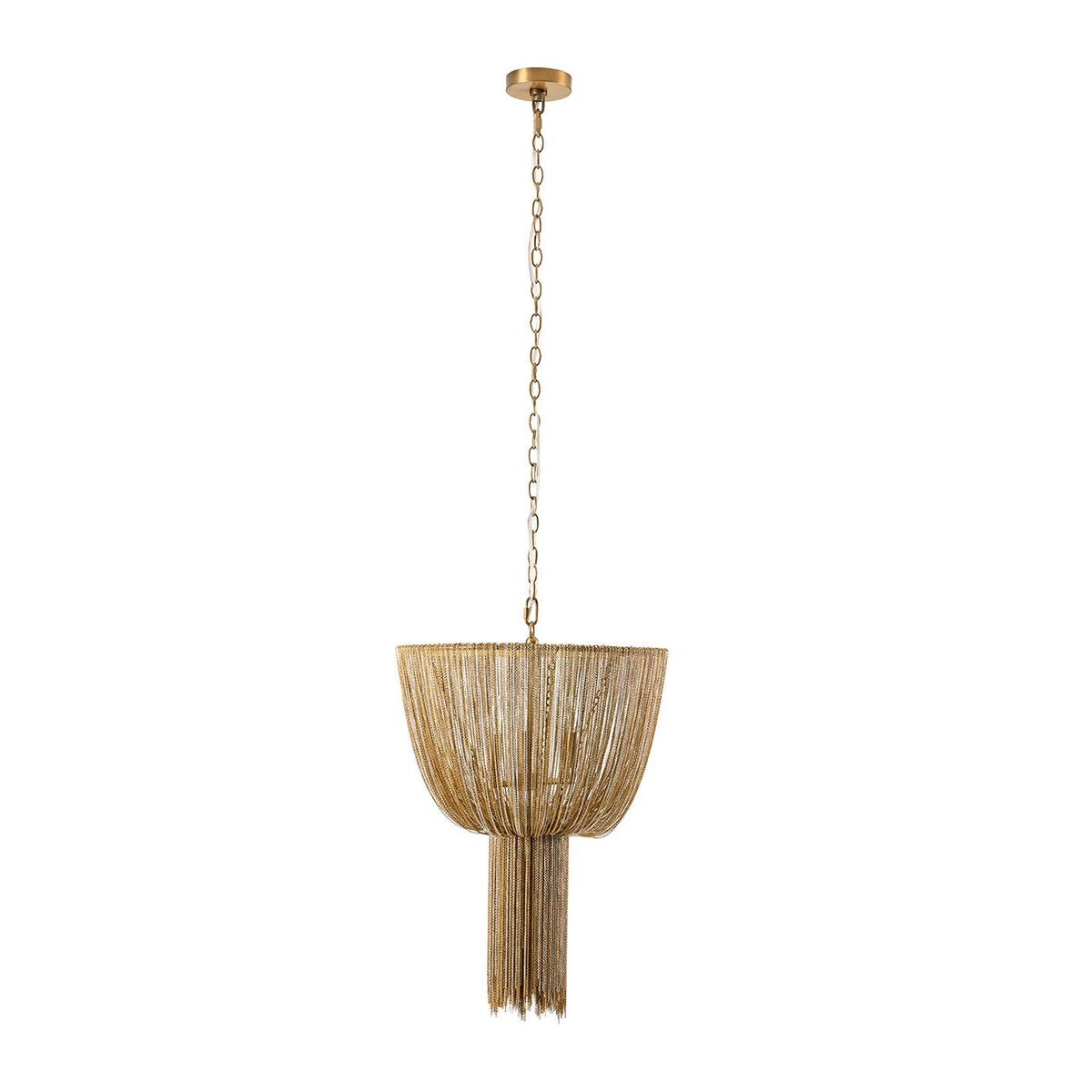 Arteriors - DSI14 - Three Light Chandelier - Yale - Aged Brass