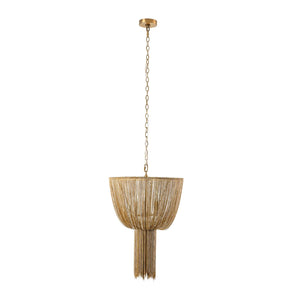 Arteriors - DSI14 - Three Light Chandelier - Yale - Aged Brass
