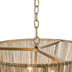 Arteriors - DSI14 - Three Light Chandelier - Yale - Aged Brass