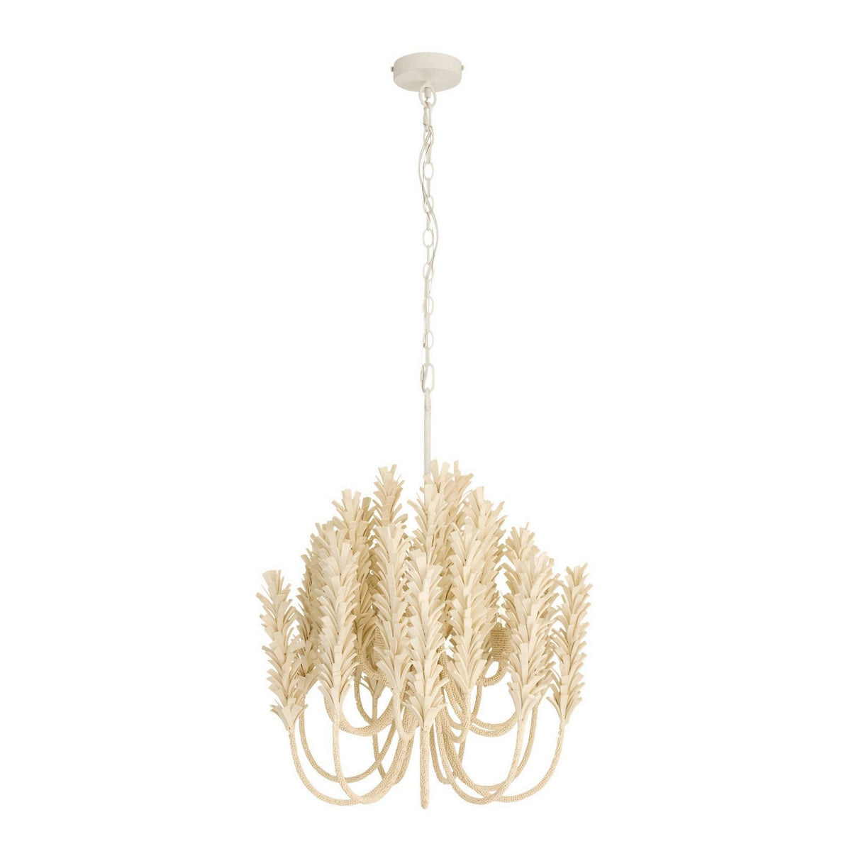 Arteriors - DSS05 - Three Light Chandelier - Kaia - Ivory/White