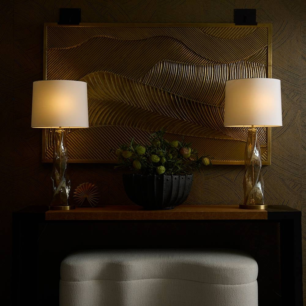 Arteriors - GDFLM01 - Console - Drift - Mottled Brown/Black