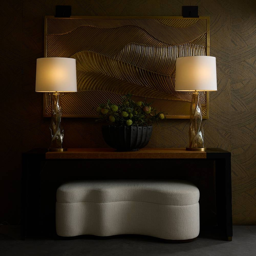 Arteriors - GDFLM01 - Console - Drift - Mottled Brown/Black