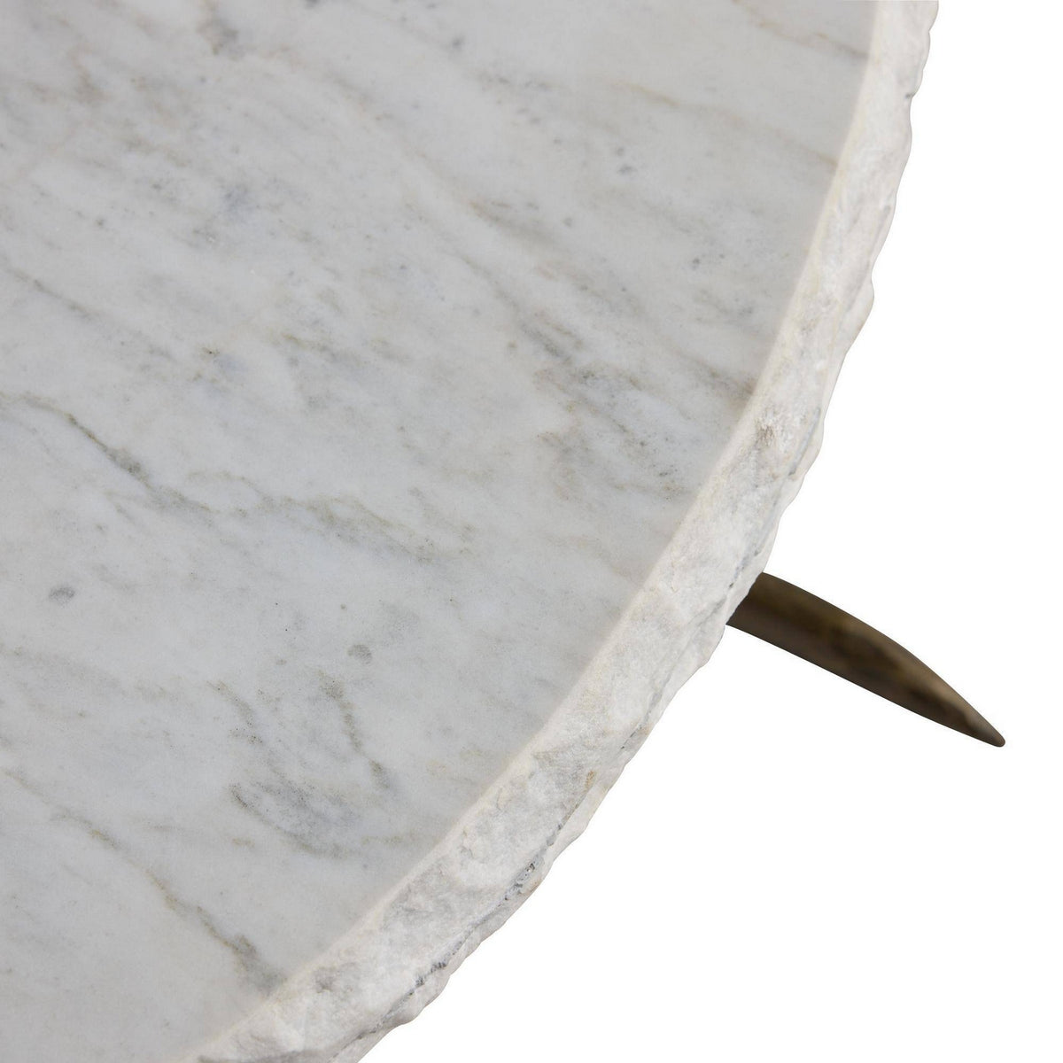Arteriors - GDFCM01 - Coffee Table - Muscadine - White Marble/Antique Bronze