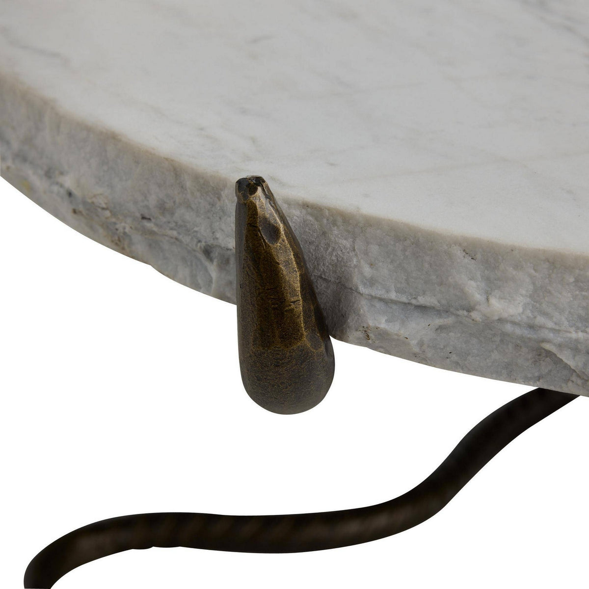 Arteriors - GDFCM01 - Coffee Table - Muscadine - White Marble/Antique Bronze