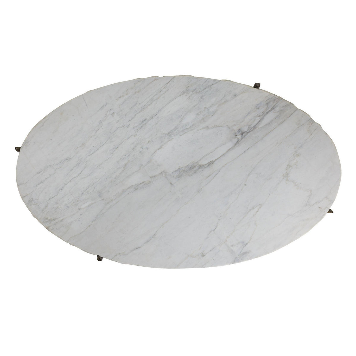 Arteriors - GDFCM01 - Coffee Table - Muscadine - White Marble/Antique Bronze