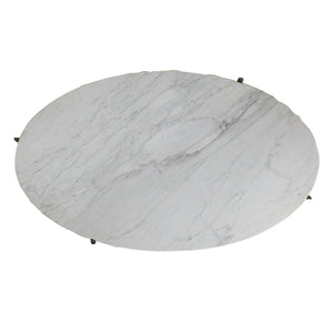 Arteriors - GDFCM01 - Coffee Table - Muscadine - White Marble/Antique Bronze