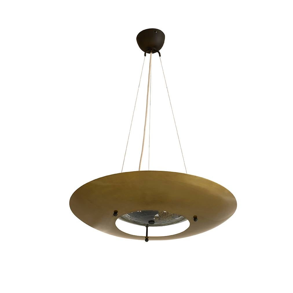 Arteriors - GDDMI01 - One Light Chandelier - Chene - Antique Brass/Clear