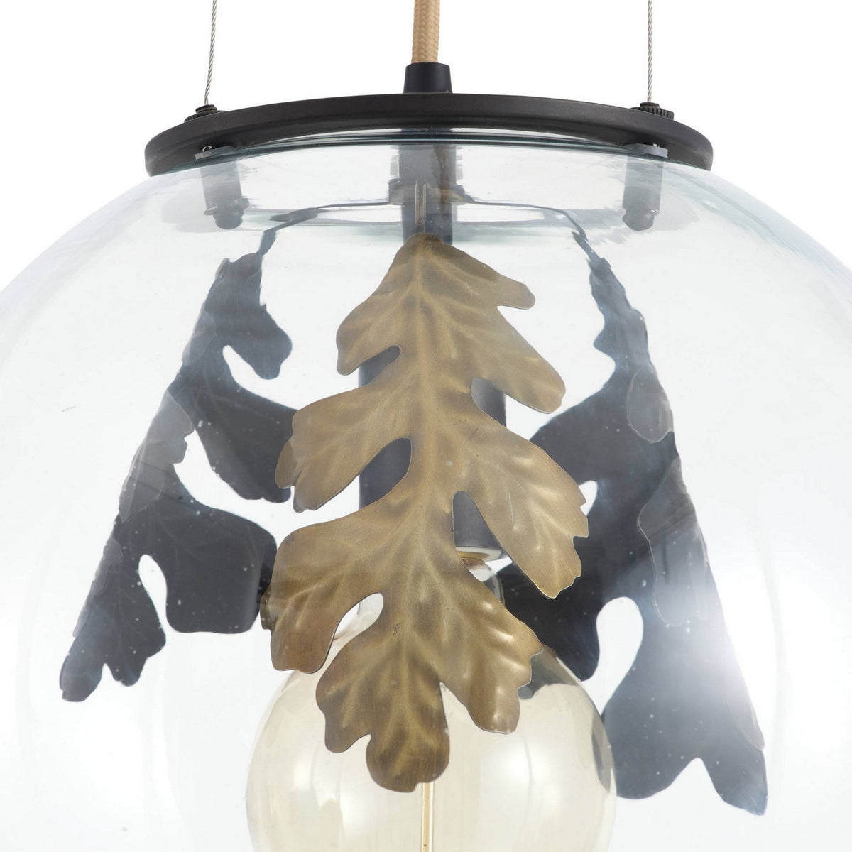Arteriors - GDDPI04 - One Light Pendant - Chene - Bronze/Clear