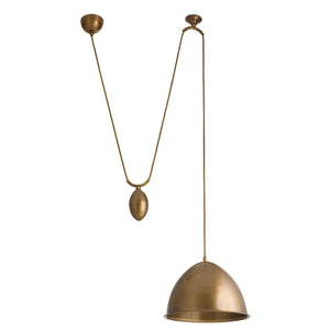 Arteriors - GDDPI01 - One Light Pendant - Egg - Antique Brass