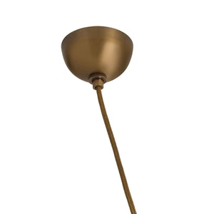 Arteriors - GDDPI01 - One Light Pendant - Egg - Antique Brass