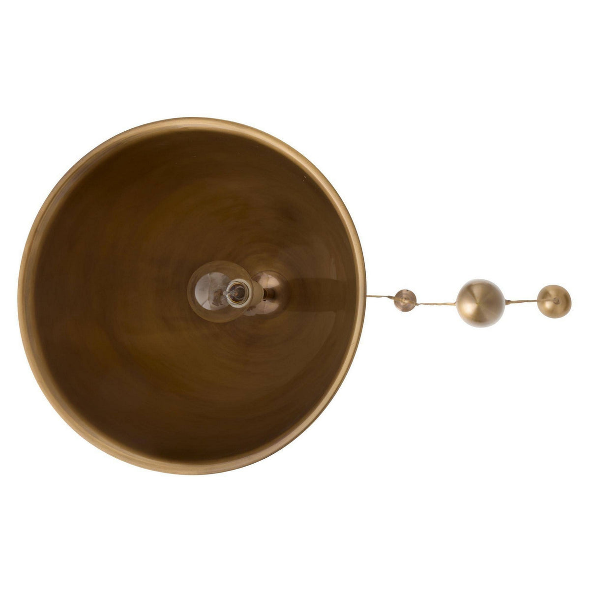 Arteriors - GDDPI01 - One Light Pendant - Egg - Antique Brass