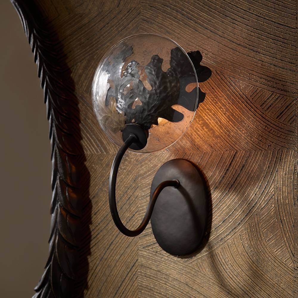 Arteriors - GDDWI01 - One Light Wall Sconce - Chene - Bronze/Clear